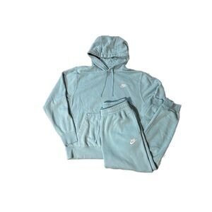 Nike Club Pull-Over Fleece Hoodie and Joggers